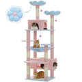 72.5 Inches Large Cat Tree Tower for Indoor Cats With Sisal-Covered Scratching Posts Spacious Hammock Padded Perches and Condos